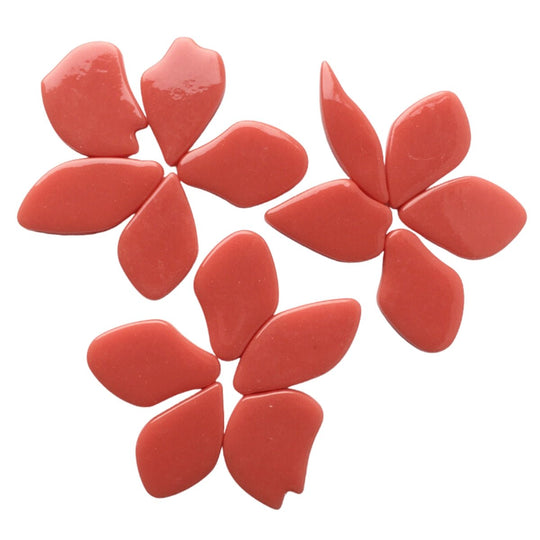 Gefallene Blütenblätter Orange-Rot