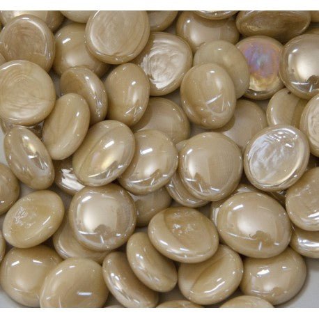 Glasnuggets 16-20mm  Opal-Creme
