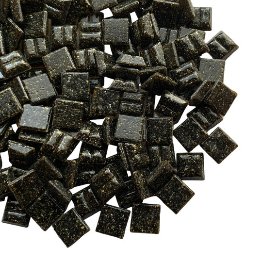 Glasmosaik 10mm  Anthrazit