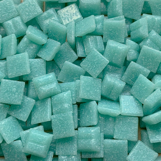 Glasmosaik 10mm  Karibik-Blau