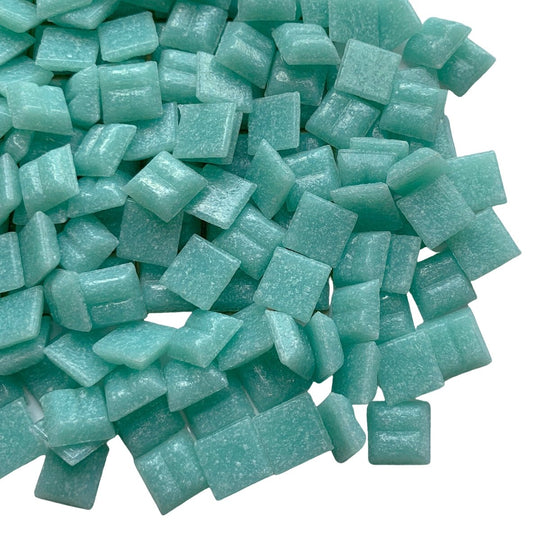 Glasmosaik 10mm  Karibik-Blau