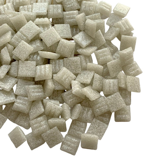 Glasmosaik 10mm  Grau