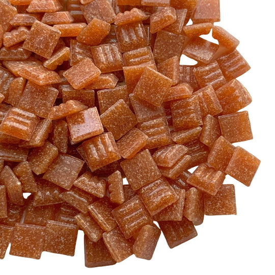 Glasmosaik 10mm  Terrakotta