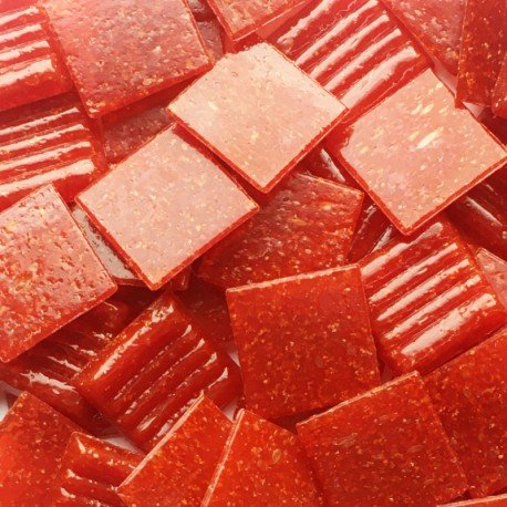 Glasmosaik Standard 20mm  Chinesisches Rot