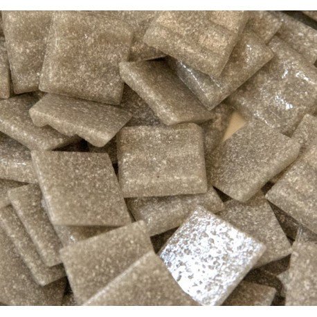 Glasmosaik Standard 20mm  Maus Grau