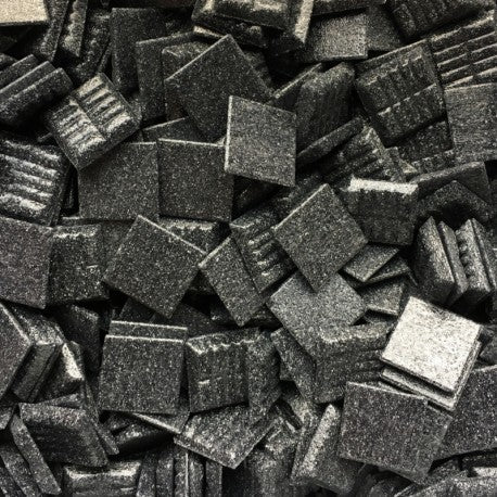 Glasmosaik Murano 20mm  Graphit