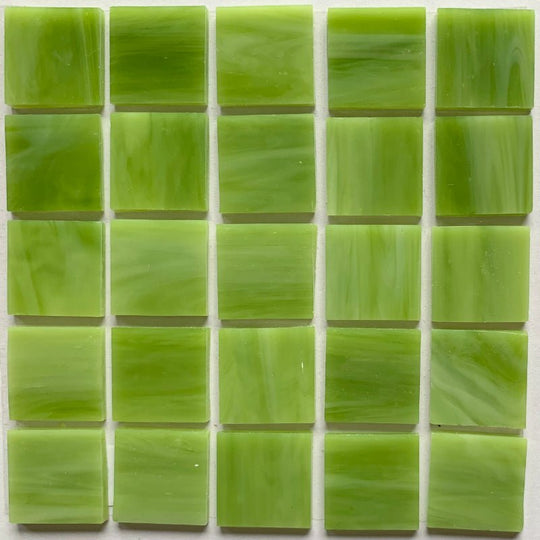 Glasmosaik Tiffany-Glas 20mm  Grüner Tee