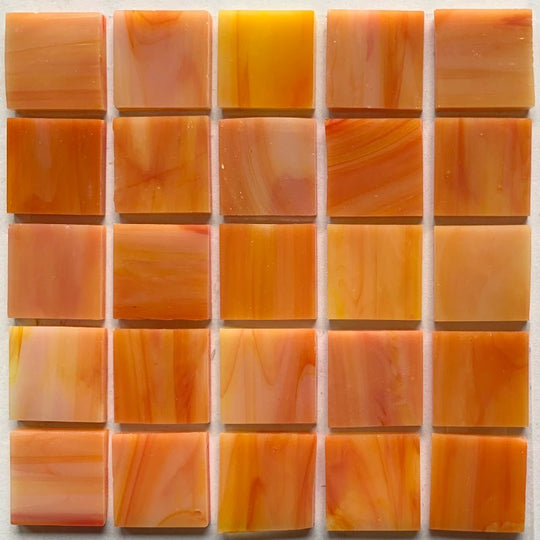 Glasmosaik Tiffany-Glas 20mm  Sonnenaufgang