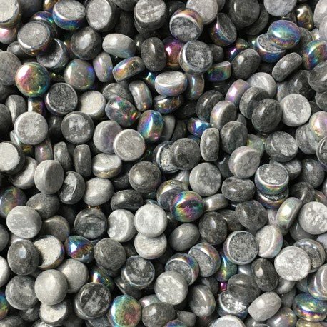 Glasrunden 12mm  Schwarz-Mix