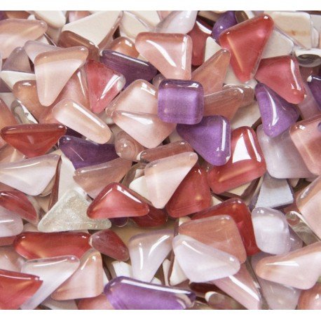 Soft Glas  Süße Erbse rosa-Mix