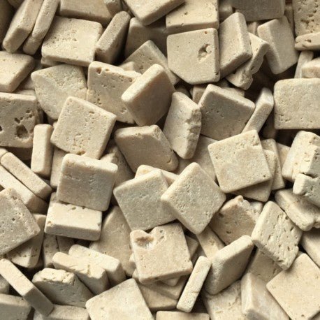 Marble 15x15mm  Travertin Noce