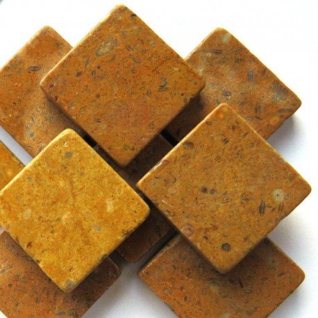 Marble 20x20mm  Jade Gold