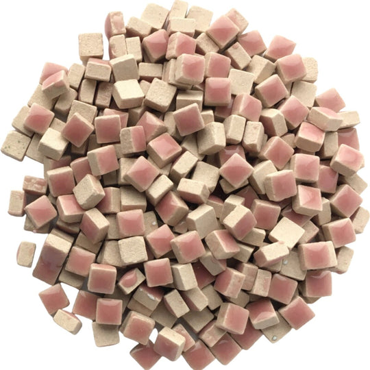 Micro Keramiksteine 5mm  Dunkelrosa