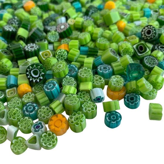 Millefiori Grün-Mix