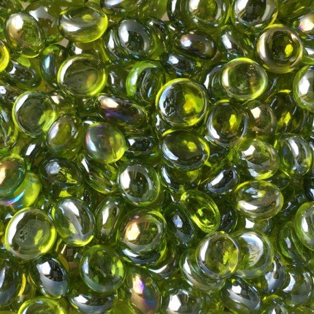 Mini Gocce di Vetro 9-13mm Kiwi Diamante