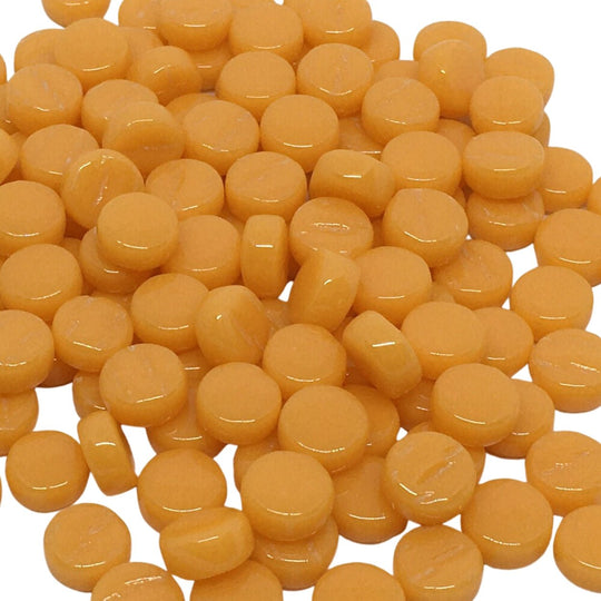 Mini Pastilles De Verre 8mm Orange
