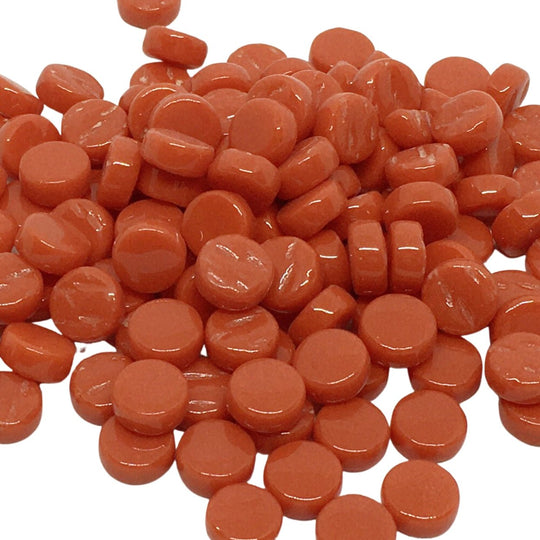 Mini Pastilles De Verre 8mm Rouge