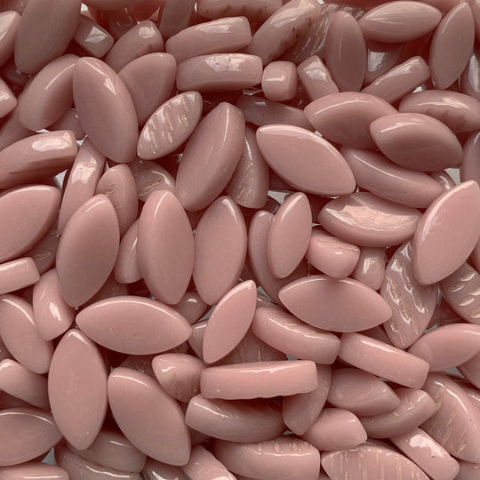 Mosaiksteinen Elipsenform Glas  Rosenblüte