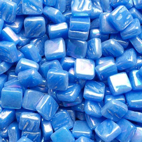 Ottoman Nacré 8mm Bleu  