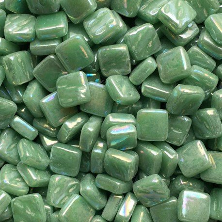 Ottoman Nacré 8mm  Rosée Verte 