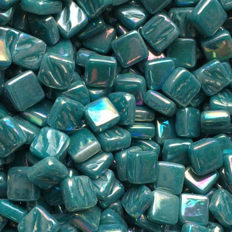 Ottoman Nacré 8mm Cyan Foncé 