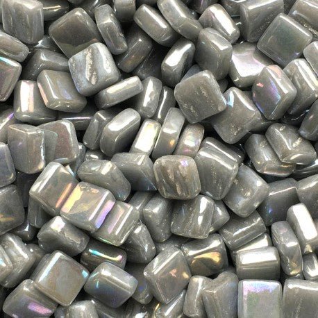 Ottoman Nacré 8mm Gris Foncé  