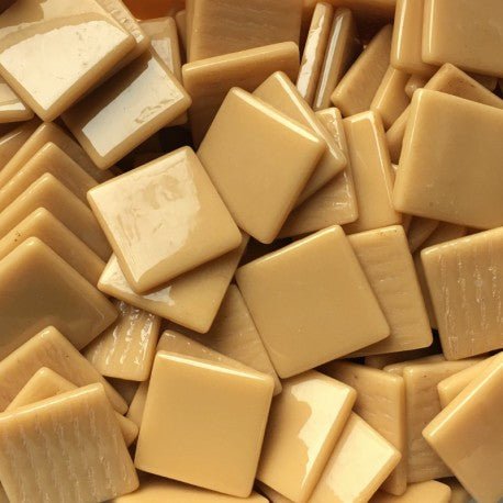 Pâtes De Verre 25mm Caramel