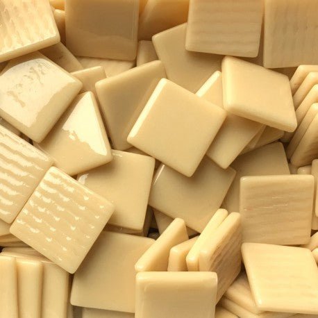 Pâtes De Verre 25mm Crème