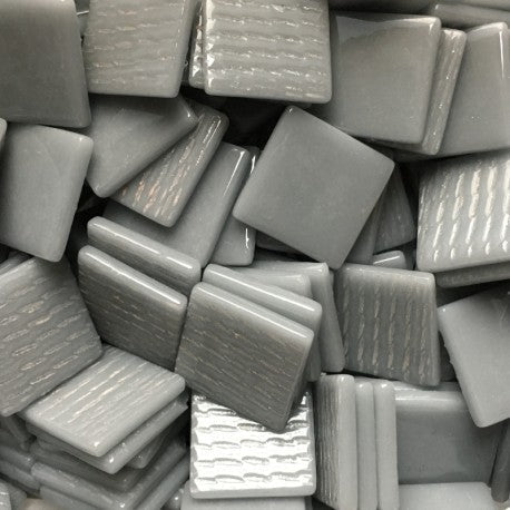 Pâtes De Verre 25mm Gris Moyen