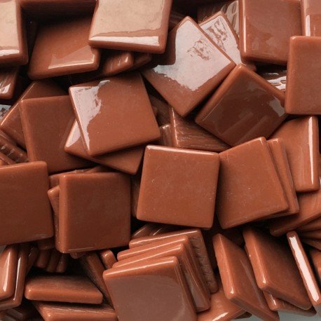 Pâtes De Verre 25mm Châtaigne