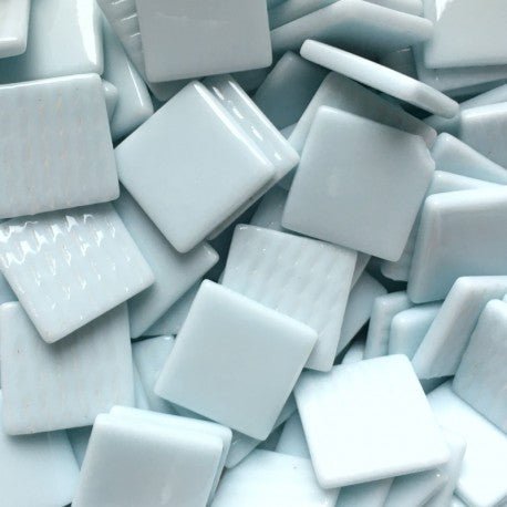 Pâtes De Verre 25mm Eau Clair Gris