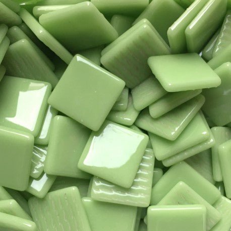 Pâte de Verre 25mm Mint Green