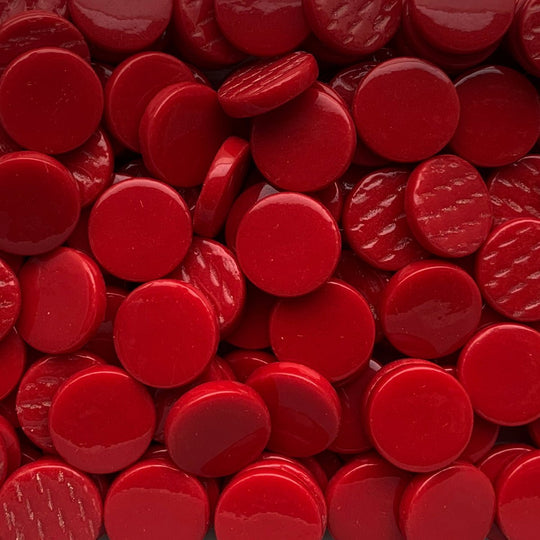 Pastilles De Verre 18mm Rouge Foncé