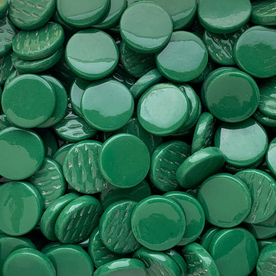 Pastilles De Verre 18mm Vert Foncé