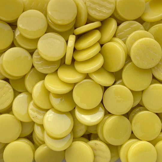 Rounds 18mm  Opal Yellow