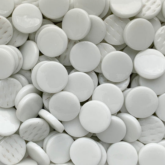 Rounds 18mm  Opal White