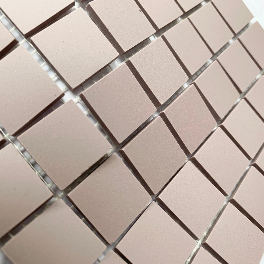Winckelmans Parme – carreaux de mosaïque mats de 20x20 mm sur filet