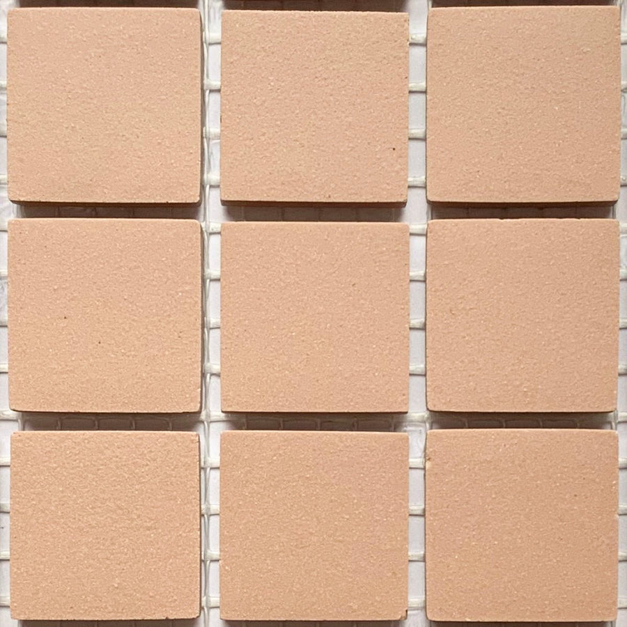 Winckelmans Vieux Rose – matt 20x20 mm mosaic tiles on mesh